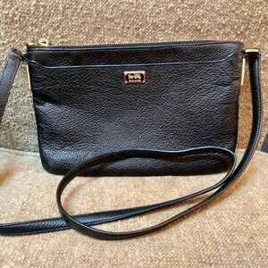 Coach cross body leather bag